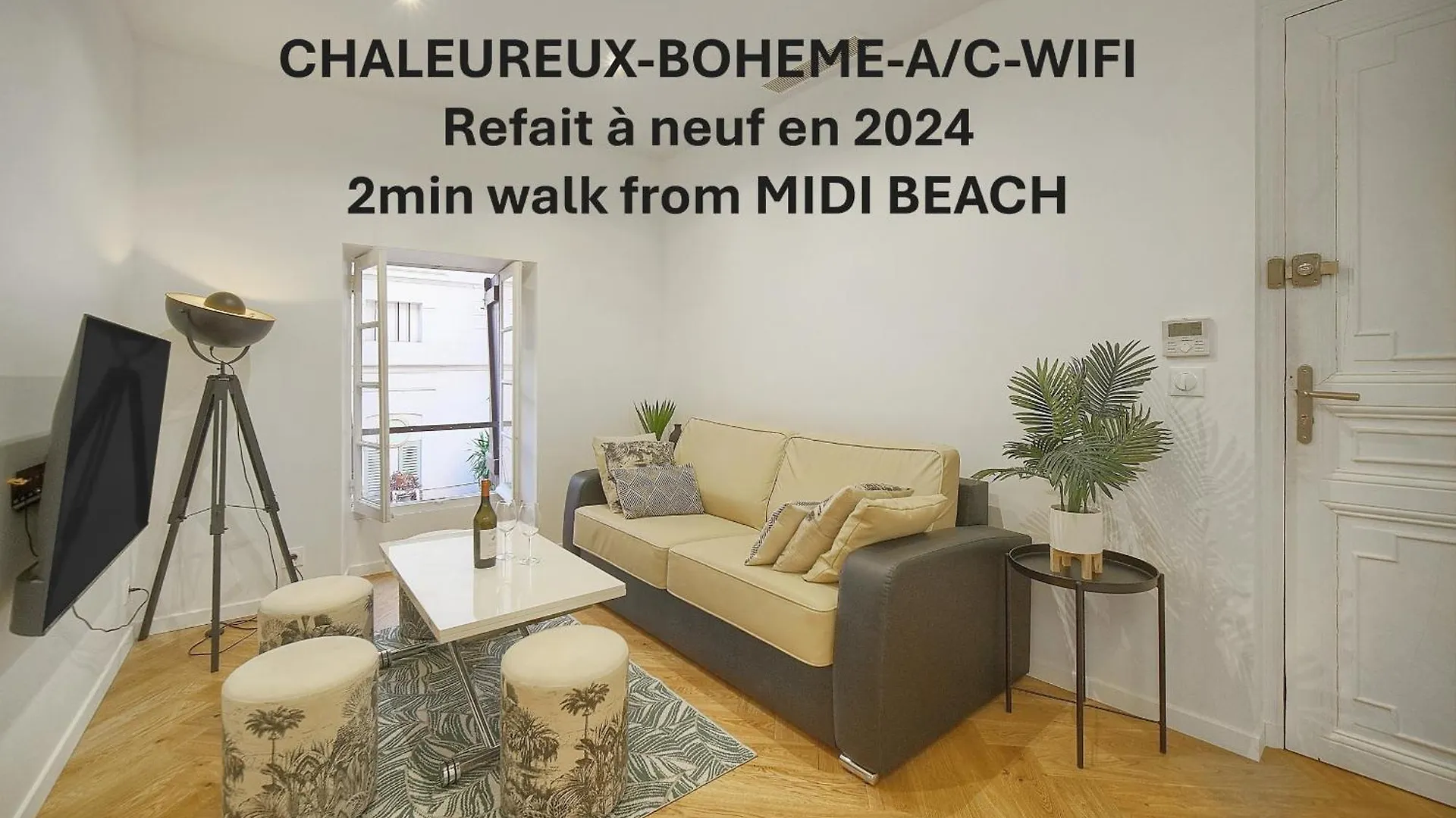 Charmant 2 Pieces Proche Plage Du Midi A1B266 contacts