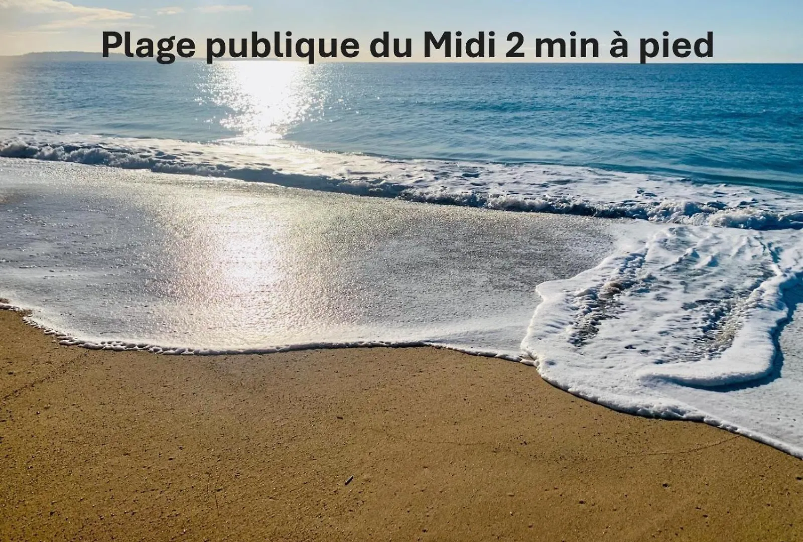 Charmant 2 Pieces Proche Plage Du Midi A1B266 Cannes